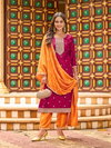 Hiral By Aanchi Vichitra Silk Wholesale Kurti With Bottom Dupatta In India
